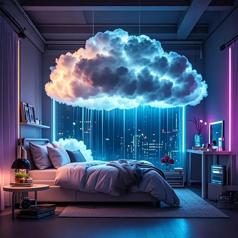 ajk usb powered 3d cloud light music rhythm multi color - Temu