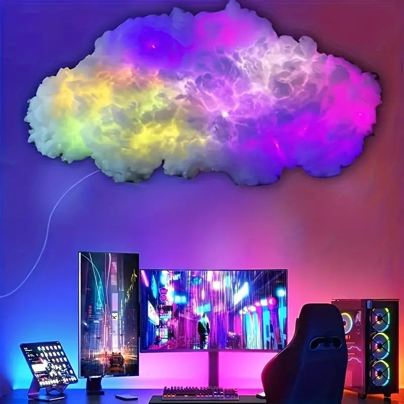 ajk usb powered 3d cloud light music rhythm multi color - Temu
